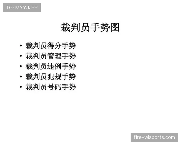 篮球裁判手势规则详解：判罚动作与含义解读